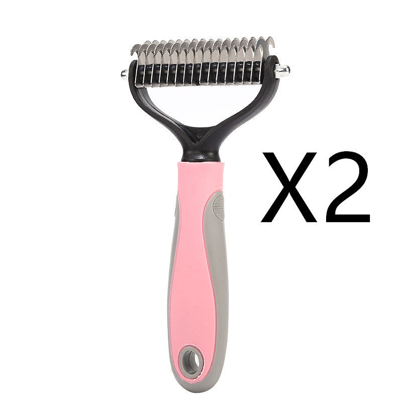 Stainless Double-sided Pet Brush Hair Remover