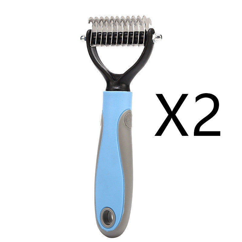 Stainless Double-sided Pet Brush Hair Remover