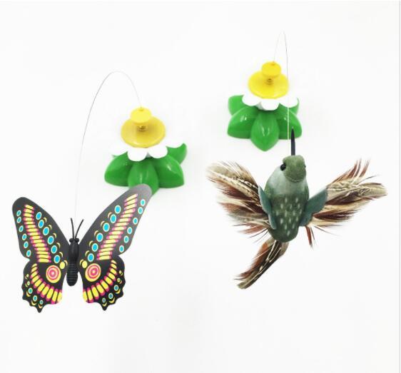 Electric Automatic Rotating Flower Cat Chase Toy
