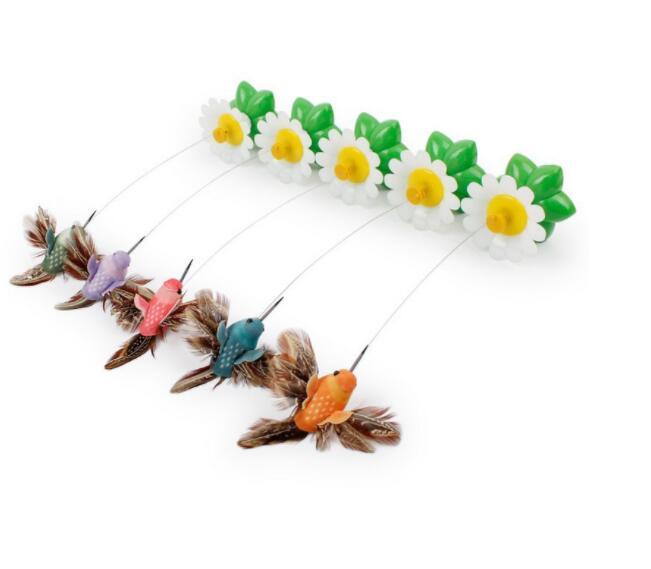 Electric Automatic Rotating Flower Cat Chase Toy