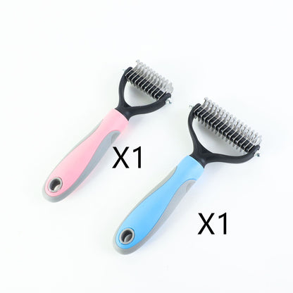 Stainless Double-sided Pet Brush Hair Remover