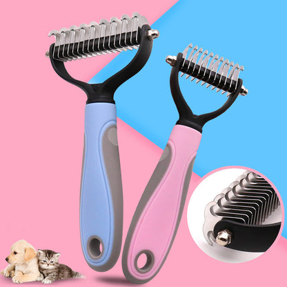 Stainless Double-sided Pet Brush Hair Remover