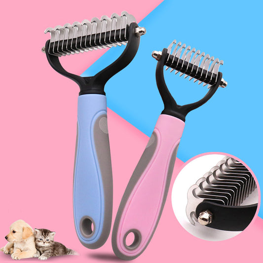 Stainless Double-sided Pet Brush Hair Remover