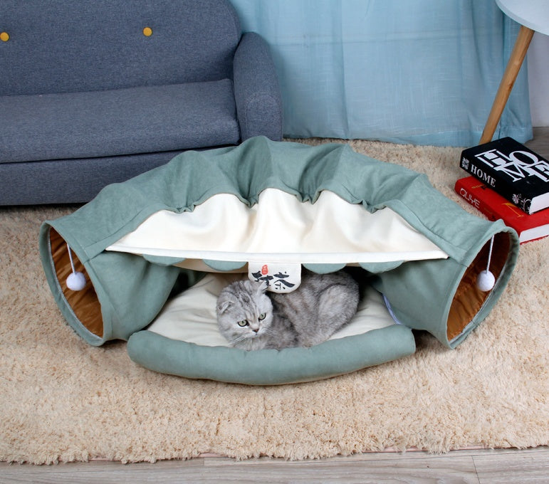 Cat Tunnel Bed