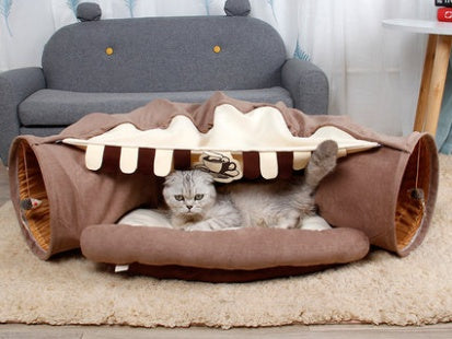 Cat Tunnel Bed