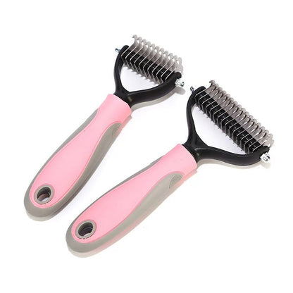 Stainless Double-sided Pet Brush Hair Remover